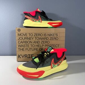 Nike Kyrie 8 Go (GS) Black Yellow Red Sneakers Basketball Size 6Y